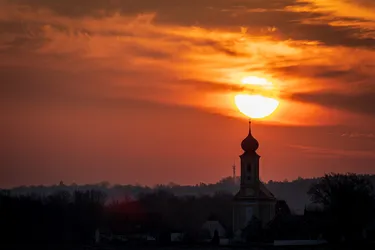 Sonnenaufgang, Eching