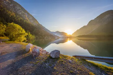 Sonnenaufgang am Plansee