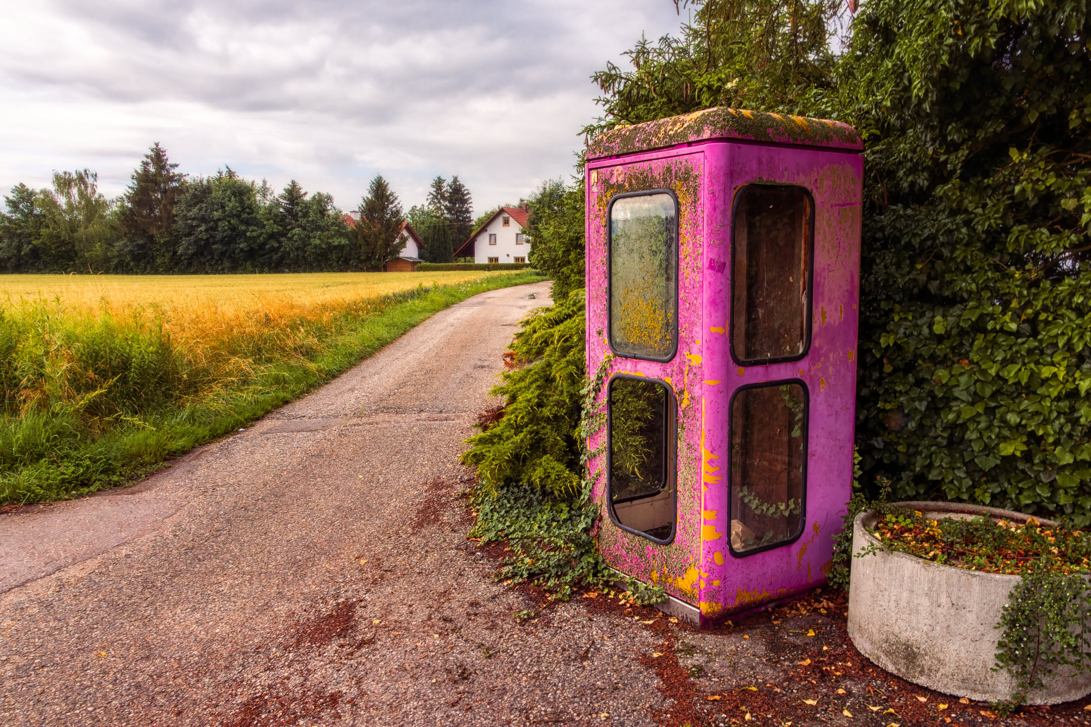 Alte Telefonzelle